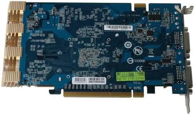 Alt view image 3 of 5 - GIGABYTE GeForce 8500 GT 256MB GDDR3 PCI Express x16 SLI Support Graphics Card GV-NX85T256HP