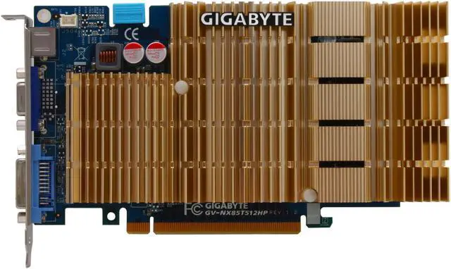 Alt view image 3 of 6 - GIGABYTE GeForce 8500 GT 512MB GDDR2 PCI Express x16 Graphics Card GV-NX85T512HP