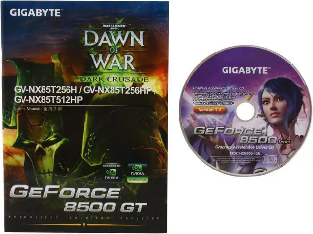 Alt view image 5 of 6 - GIGABYTE GeForce 8500 GT 512MB GDDR2 PCI Express x16 Graphics Card GV-NX85T512HP
