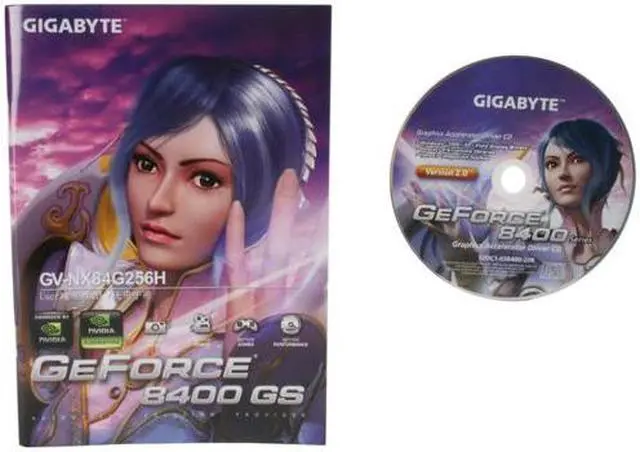 Alt view image 5 of 6 - GIGABYTE GeForce 8400 GS 256MB GDDR2 PCI Express x16 Graphics Card GV-NX84G256H