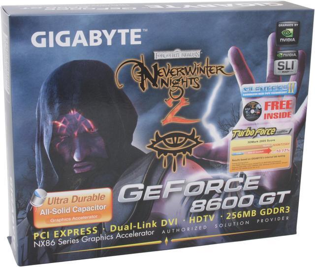Alt view image 7 of 7 - GIGABYTE GeForce 8600 GT 256MB GDDR3 PCI Express x16 SLI Support Graphics Card GV-NX86T256H