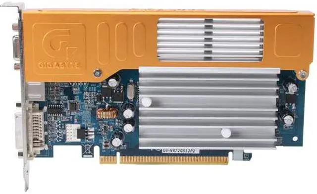Alt view image 3 of 7 - GIGABYTE GeForce 7200GS 256MB GDDR2 PCI Express x16 Graphics Card GV-NX72G512P2