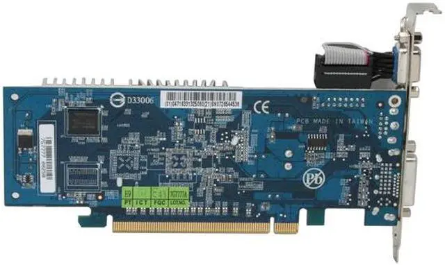 Alt view image 4 of 7 - GIGABYTE GeForce 7200GS 128MB GDDR2 PCI Express x16 Graphics Card GV-NX72G512P1