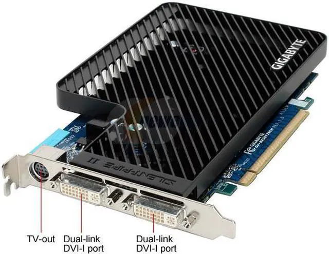 Alt view image 2 of 5 - GIGABYTE Radeon HD 2600XT 256MB GDDR3 PCI Express x16 CrossFireX Support Graphics Card GV-RX26T256H