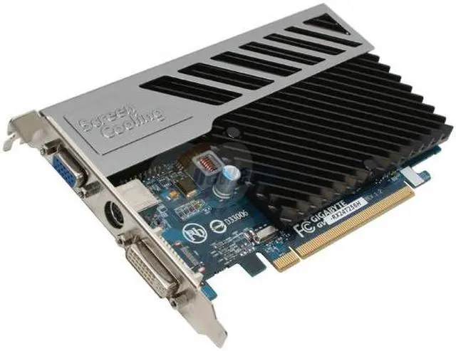 Main image of GIGABYTE Radeon HD 2400XT 256MB GDDR2 PCI Express x16 Graphics Card GV-RX24T256H