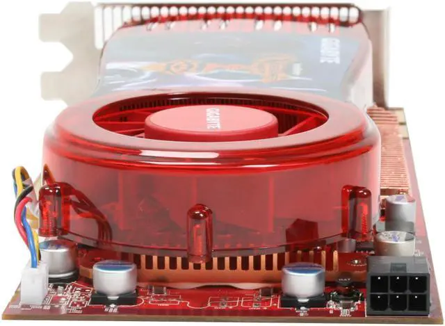 Alt view image 6 of 9 - GIGABYTE Radeon HD 3870 512MB GDDR4 PCI Express 2.0 x16 CrossFireX Support Graphics Card GV-RX387512H-B