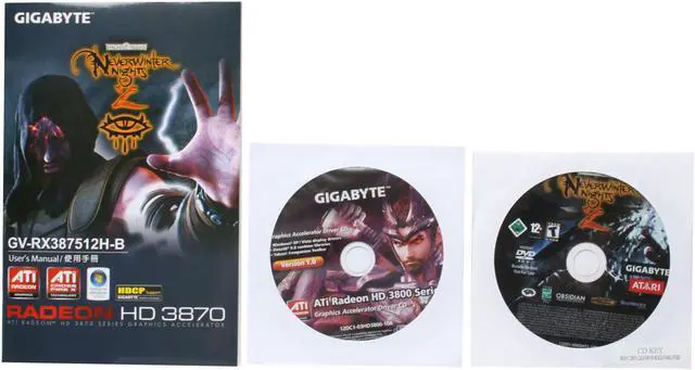 Alt view image 8 of 9 - GIGABYTE Radeon HD 3870 512MB GDDR4 PCI Express 2.0 x16 CrossFireX Support Graphics Card GV-RX387512H-B