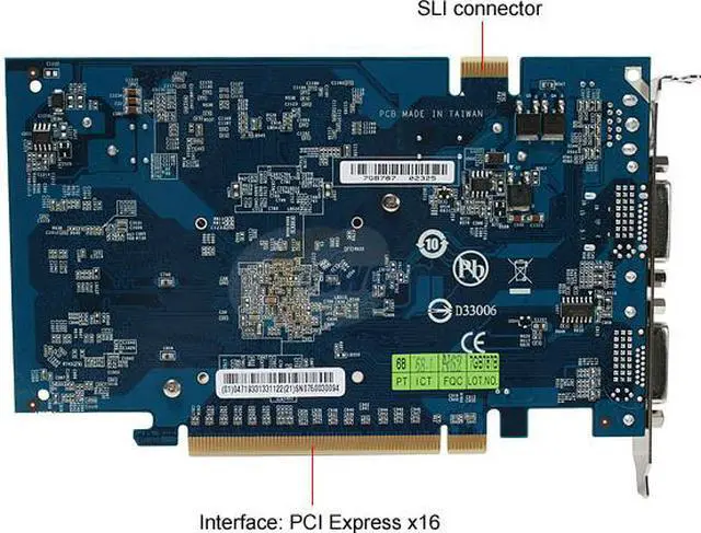 Alt view image 4 of 9 - GIGABYTE GeForce 8600 GT 256MB GDDR3 PCI Express x16 SLI Support Graphics Card GV-NX86T256H-ZL