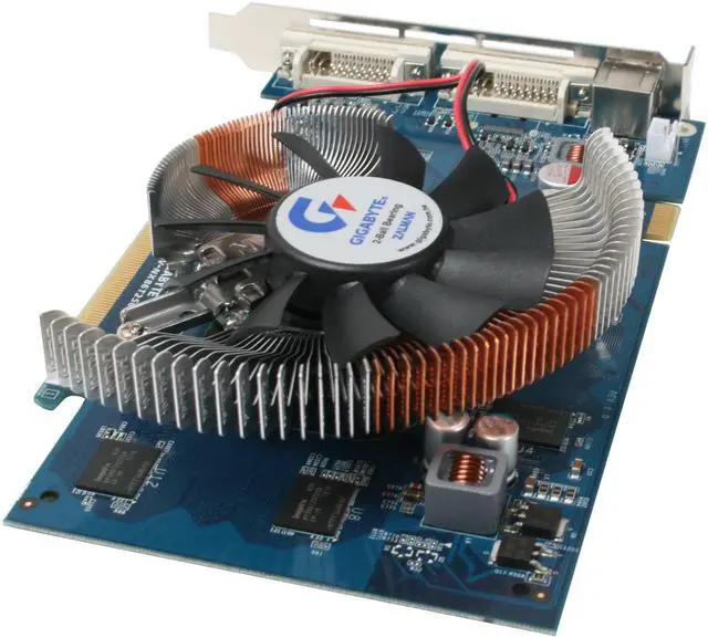 Alt view image 5 of 9 - GIGABYTE GeForce 8600 GT 256MB GDDR3 PCI Express x16 SLI Support Graphics Card GV-NX86T256H-ZL