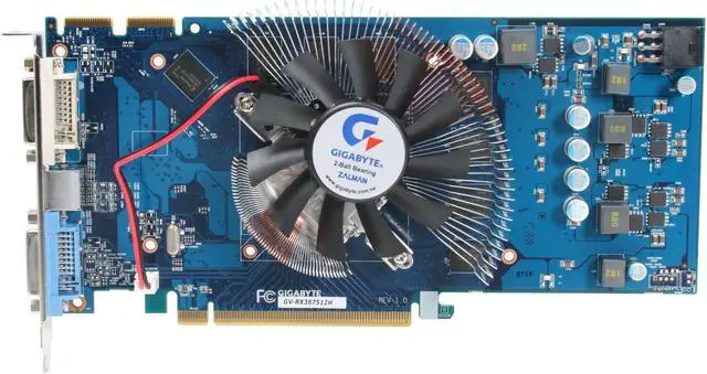 Alt view image 3 of 9 - GIGABYTE Radeon HD 3870 512MB GDDR3 PCI Express 2.0 x16 CrossFireX Support Graphics Card GV-RX387512H