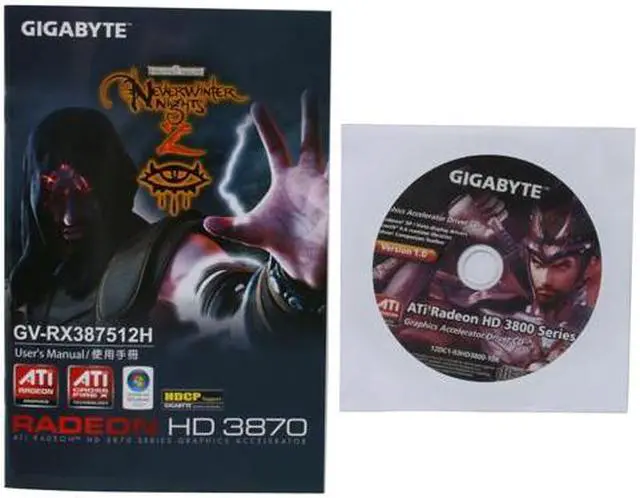 Alt view image 7 of 9 - GIGABYTE Radeon HD 3870 512MB GDDR3 PCI Express 2.0 x16 CrossFireX Support Graphics Card GV-RX387512H