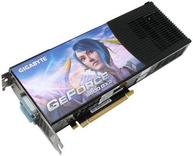 GIGABYTE GeForce 9800 GX2 Video Card GV NX98X1GHI B Newegg