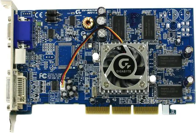 Alt view image 2 of 5 - GIGABYTE Radeon 9200 128MB DDR AGP 4X/8X Graphics Card GV-R92128DH