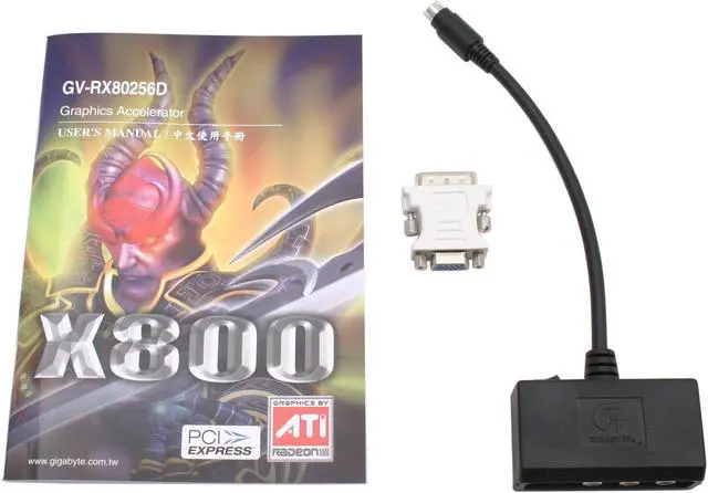 Alt view image 5 of 6 - GIGABYTE Radeon X800 256MB GDDR3 PCI Express x16 Graphics Card GV-RX80256D