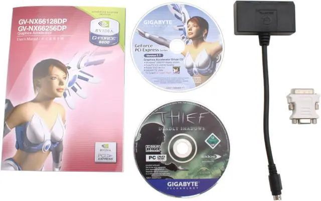 Alt view image 4 of 5 - GIGABYTE GeForce 6600 128MB DDR PCI Express x16 Graphics Card GV-NX66128DP