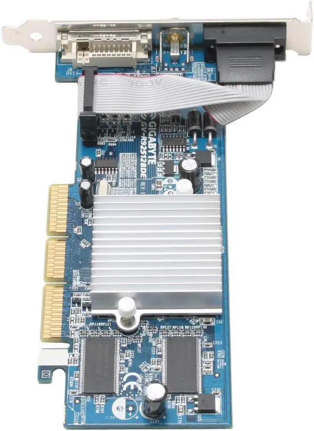 Alt view image 2 of 5 - GIGABYTE Radeon 9250 128MB DDR AGP 4X/8X Graphics Card GV-R925128DE