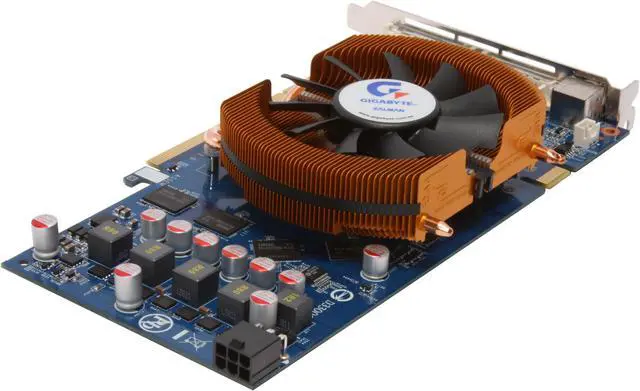 Alt view image 5 of 6 - GIGABYTE GeForce 9800 GT 512MB GDDR3 PCI Express 2.0 x16 SLI Support Graphics Card GV-N98TZL-512H