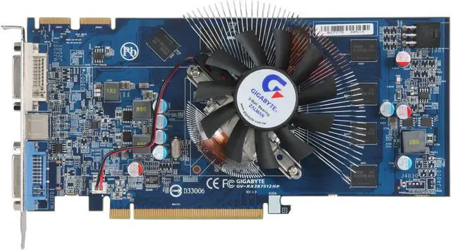 Alt view image 3 of 6 - GIGABYTE Radeon HD 3870 512MB GDDR3 PCI Express 2.0 x16 CrossFireX Support Graphics Card GV-RX387512HP