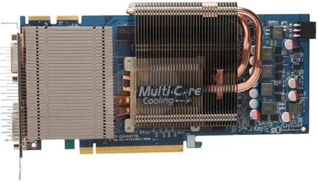 Alt view image 3 of 6 - GIGABYTE Radeon HD 4850 1GB GDDR3 PCI Express 2.0 x16 CrossFireX Support Graphics Card GV-R485MC-1GH