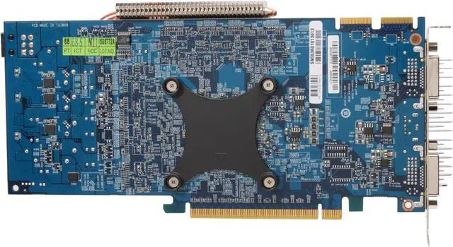 Alt view image 4 of 6 - GIGABYTE Radeon HD 4850 1GB GDDR3 PCI Express 2.0 x16 CrossFireX Support Graphics Card GV-R485MC-1GH