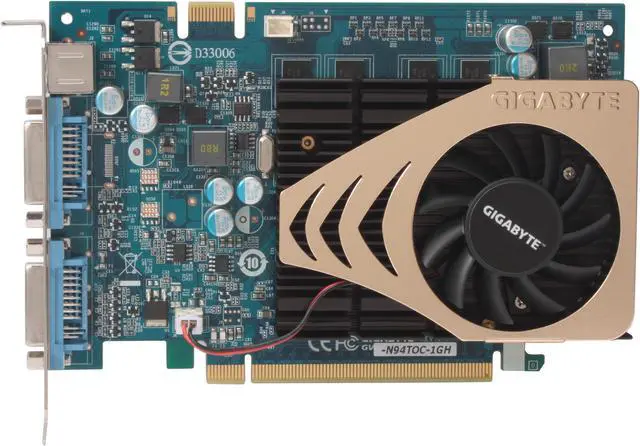 GIGABYTE GeForce 9400 GT Graphics Card GV-N94TOC-1GH - Newegg.com