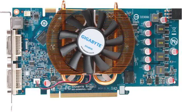 Alt view image 3 of 6 - GIGABYTE GeForce 9800 GTX+ 1GB GDDR3 PCI Express 2.0 x16 SLI Support Graphics Card GV-N98XPZL-1GH