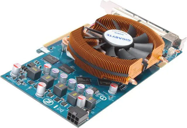 Alt view image 5 of 6 - GIGABYTE GeForce 9800 GT 1GB GDDR3 PCI Express 2.0 x16 SLI Support Graphics Card GV-N98TOC-1GH