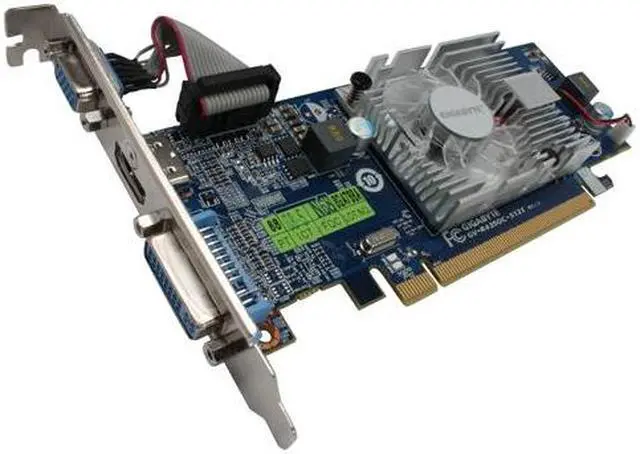 Main image of GIGABYTE Radeon HD 4350 512MB GDDR2 PCI Express 2.0 x16 Low Profile Ready Graphics Card GV-R435OC-512I