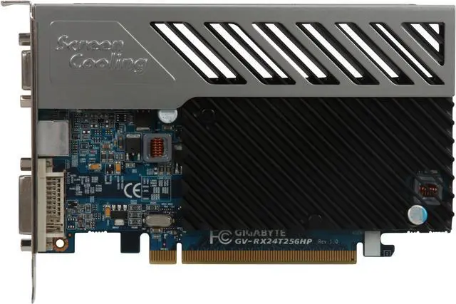 Alt view image 3 of 5 - GIGABYTE Radeon HD 2400XT 256MB GDDR3 PCI Express x16 Graphics Card RX24T256HP