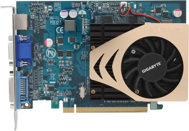 Alt view image 3 of 5 - GIGABYTE Radeon HD 4650 1GB GDDR2 PCI Express 2.0 x16 Graphics Card GV-R465OC-1GI