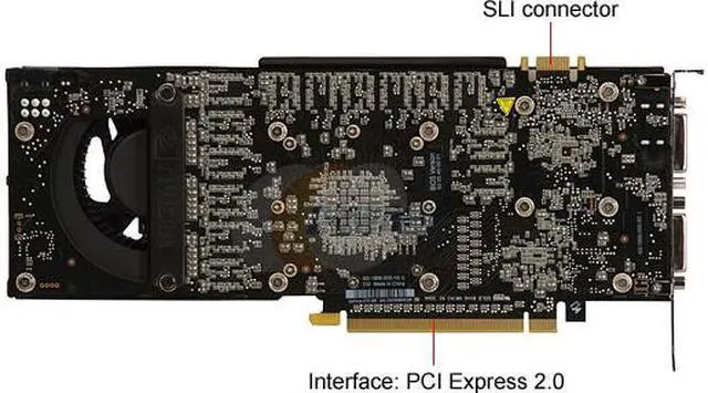 Alt view image 4 of 4 - GIGABYTE GeForce GTX 295 1792MB GDDR3 PCI Express 2.0 x16 SLI Support Graphics Card GV-N295-18I-B