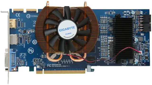 Alt view image 3 of 6 - GIGABYTE Radeon HD 4870 1GB GDDR5 PCI Express 2.0 x16 CrossFireX Support Graphics Card GV-R487D5-1GD