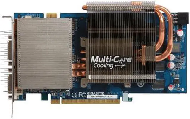 Alt view image 2 of 3 - GIGABYTE GeForce 9600 GSO 512MB GDDR3 PCI Express 2.0 x16 SLI Support Graphics Card GV-N96GMC-512H