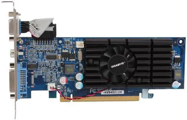 Alt view image 3 of 4 - GIGABYTE GeForce 8400 GS 512MB GDDR2 PCI Express 2.0 x16 Low Profile Ready Graphics Card GV-NX84S512H