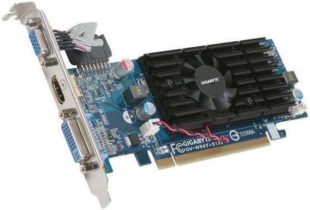 GIGABYTE GeForce 9400 GT Video Card GV N94T 512I Newegg