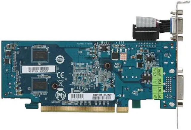Alt view image 4 of 4 - GIGABYTE GeForce 9400 GT 512MB GDDR2 PCI Express 2.0 x16 Graphics Card GV-N94T-512I