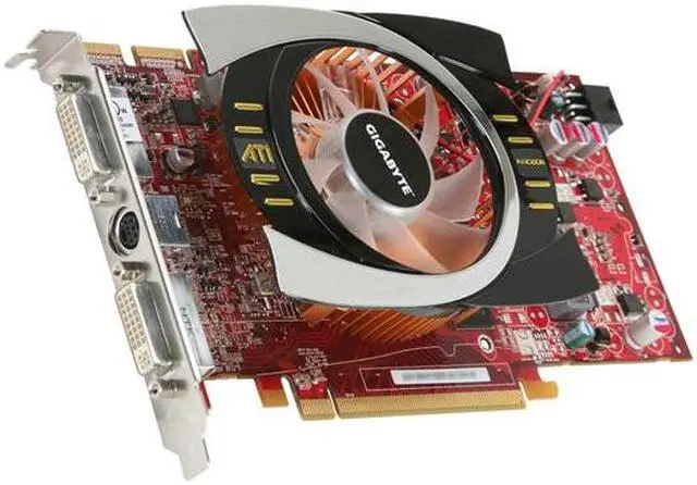 Main image of GIGABYTE Radeon HD 4770 512MB GDDR5 PCI Express 2.0 x16 CrossFireX Support Graphics Card GV-R477D5-512H-B