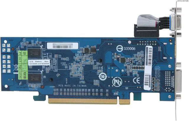 Alt view image 4 of 5 - GIGABYTE GeForce 8400 GS 512MB GDDR2 PCI Express 2.0 x16 Low Profile Ready Graphics Card GV-N84S-512I