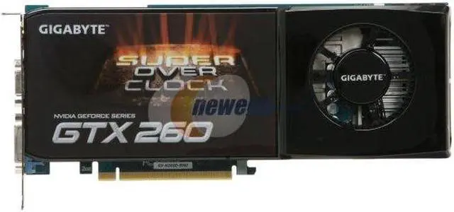 Alt view image 3 of 4 - GIGABYTE GeForce GTX 260 896MB GDDR3 PCI Express 2.0 x16 SLI Support Graphics Card GV-N26SO-896I