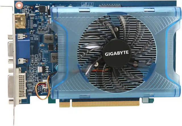 Alt view image 3 of 5 - GIGABYTE GeForce GT 220 1GB DDR3 PCI Express 2.0 x16 Graphics Card GV-N220OC-1GI