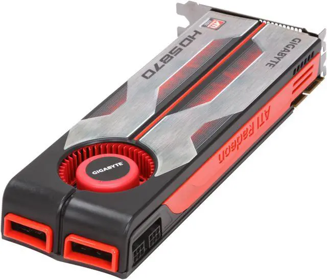 Alt view image 5 of 6 - GIGABYTE GV-R587D5-1GD-B Radeon HD 5870 (Cypress XT) 1GB 256-bit GDDR5 PCI Express 2.0 x16 HDCP Ready CrossFire Supported Video Card w/ATI Eyefinity