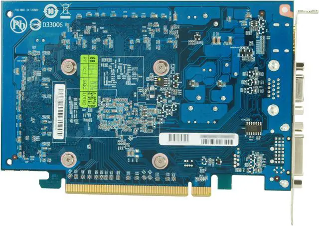 Alt view image 4 of 5 - GIGABYTE GeForce GT 240 1GB DDR3 PCI Express 2.0 x16 Graphics Card GV-N240D3-1GI