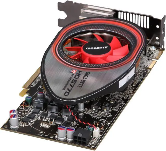 Alt view image 5 of 6 - GIGABYTE Radeon HD 5770 1GB GDDR5 PCI Express 2.0 x16 CrossFireX Support Graphics Card GV-R577D5-1GD-B Rev2.0