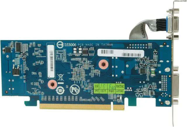 Alt view image 4 of 5 - GIGABYTE GeForce 210 512MB DDR3 PCI Express 2.0 x16 Low Profile Ready Graphics Card GV-N210D3-512I