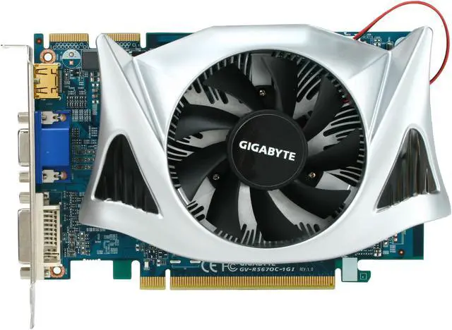 Alt view image 4 of 6 - GIGABYTE Radeon HD 5670 (Redwood) 1GB DDR5 PCI Express 2.0 x16 CrossFireX Support Graphics Card GV-R567OC-1GI