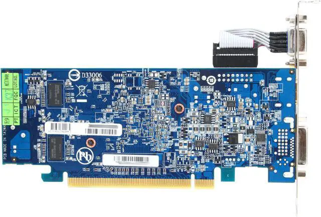 Alt view image 4 of 5 - GIGABYTE Radeon HD 5450 (Cedar) 512MB DDR3 PCI Express 2.1 x16 Low Profile Graphics Card GV-R545OC-512I