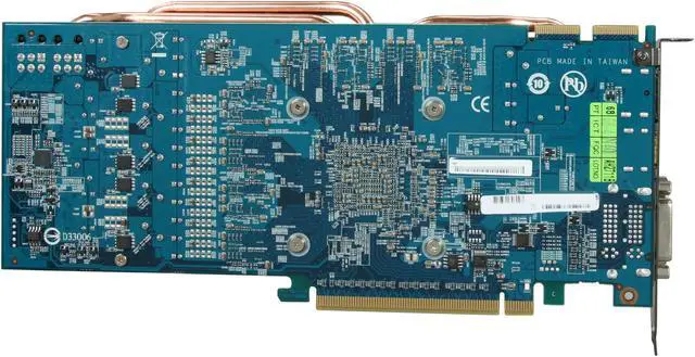 Alt view image 4 of 6 - GIGABYTE Radeon HD 5830 1GB GDDR5 PCI Express 2.1 x16 CrossFireX Support Graphics Card GV-R583UD-1GD