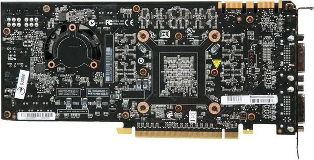 Alt view image 4 of 6 - GIGABYTE GeForce GTX 470 (Fermi) 1280MB GDDR5 PCI Express 2.0 x16 SLI Support Graphics Card GV-N470D5-13I-B