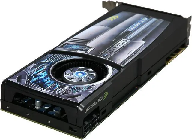 Alt view image 5 of 6 - GIGABYTE GeForce GTX 470 (Fermi) 1280MB GDDR5 PCI Express 2.0 x16 SLI Support Graphics Card GV-N470D5-13I-B