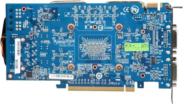 Alt view image 4 of 6 - GIGABYTE GeForce GTX 460 (Fermi) 1GB GDDR5 PCI Express 2.0 x16 SLI Support Graphics Card GV-N460OC-1GI